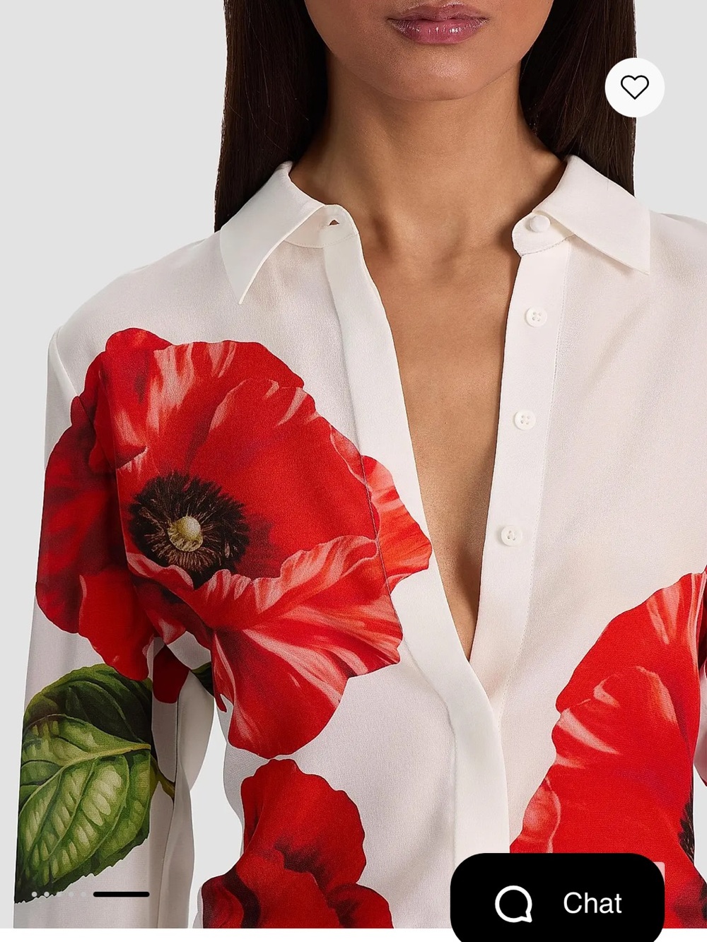 Alice+Olivia Willa Floral Silk Shirt - Picture 4 of 8